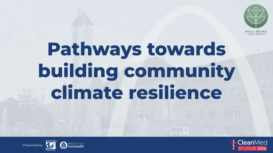 Pathways towards building community climate resilience