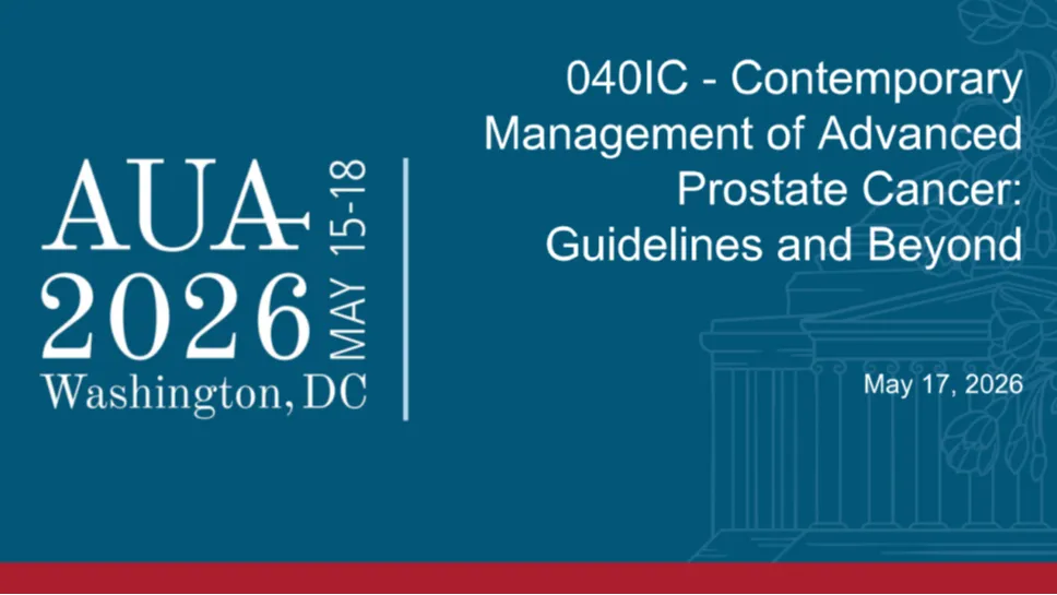 040IC - Contemporary Management of Advanced Prostate Cancer: Guidelines and Beyond