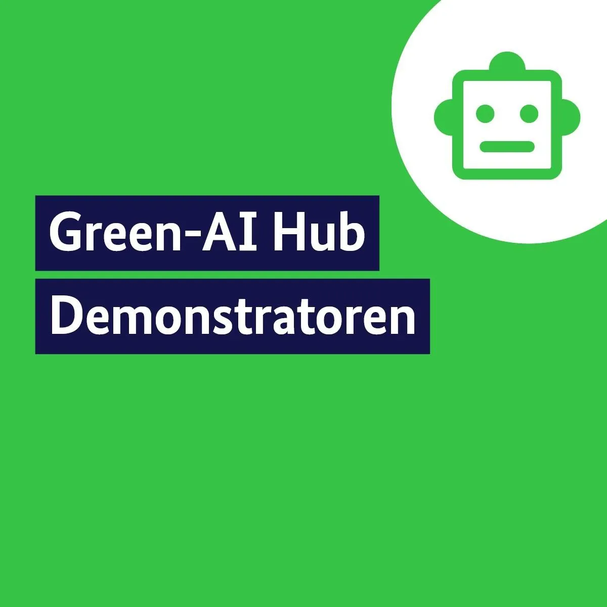 Green-AI Hub Demonstratoren