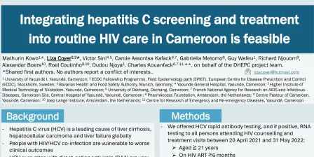 4a - Integrating hepatitis C screening and treatment into routine HIV care in Cameroon is feasible