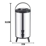 Botijão Térmico Weck 8L Aço Inox Conserva Bebidas