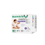 Bambiboo disposable nappies with bamboo fibre