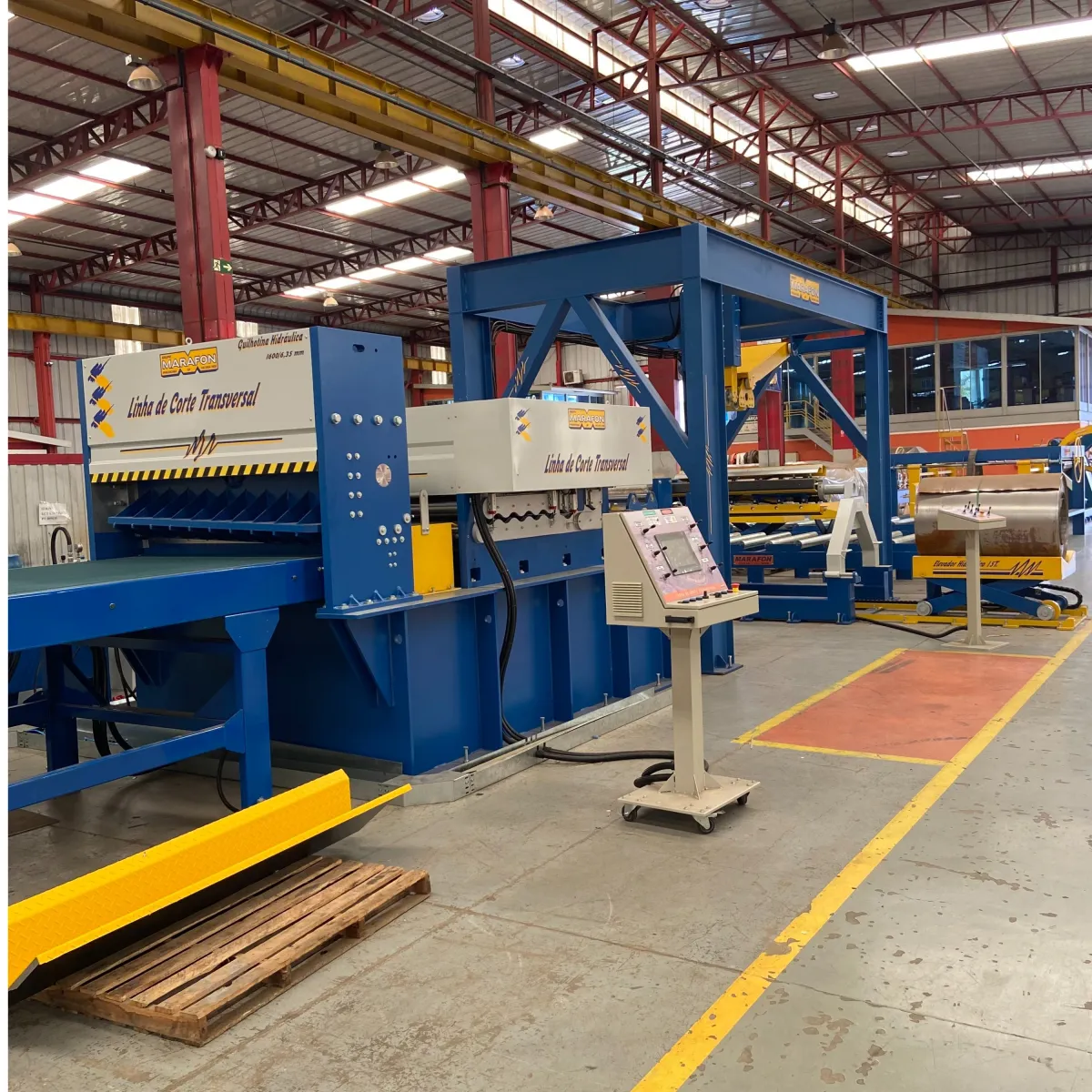 Linha de Corte Transversal - Blaqueadeira