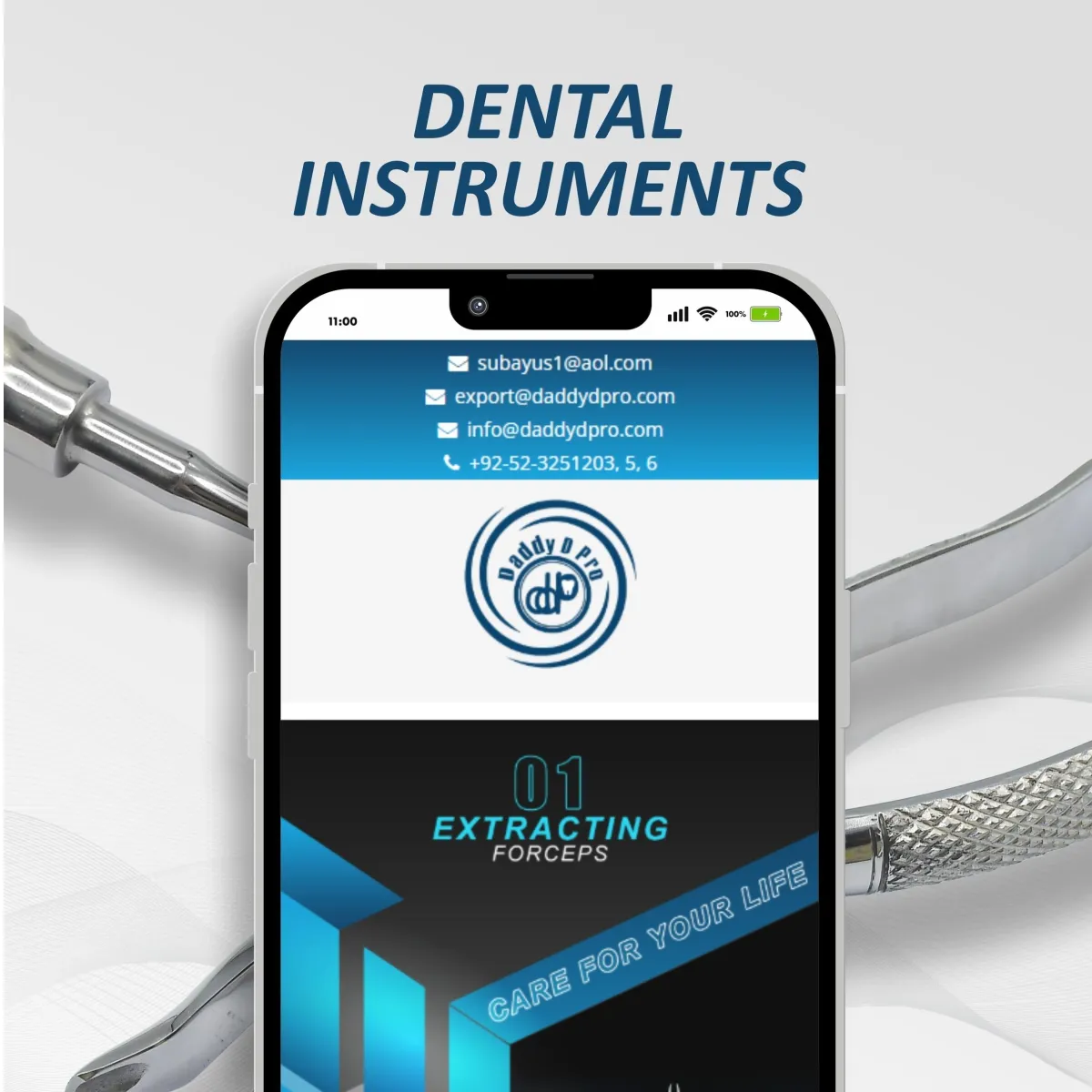 Extracting Forceps, Root Elevators, Pliers, Scalers & Impression Trays