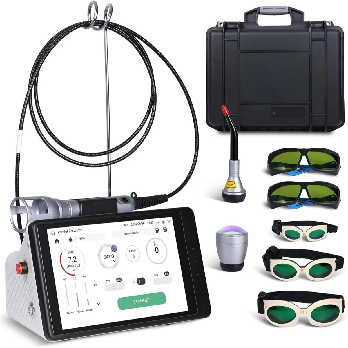 980nm, 810nm, 450nm, 635nm four wavelength dental laser