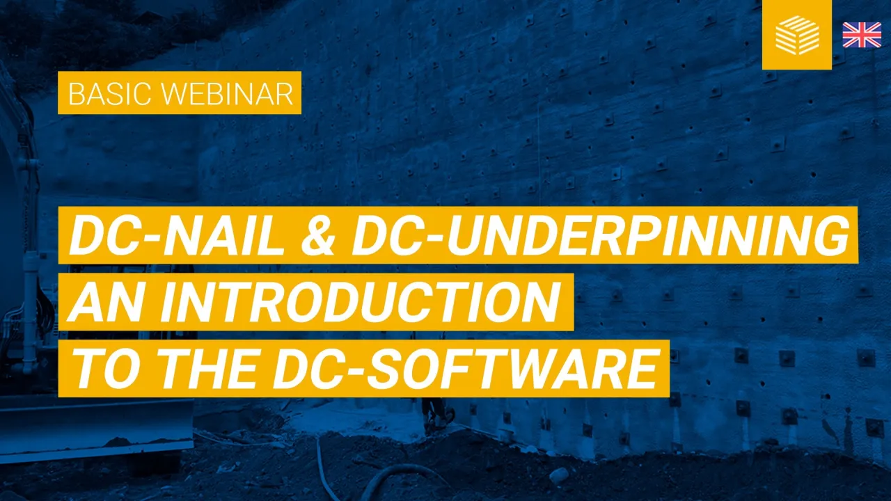 DC-Nail & DC-Underpinning | An Introduction to the DC-Software