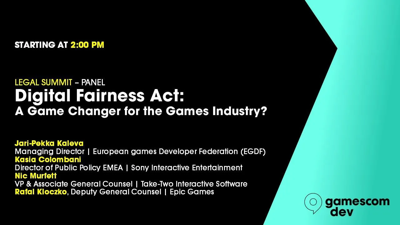Legal Summit: Digital Fairness Act – A Game Changer for the Games Industry?