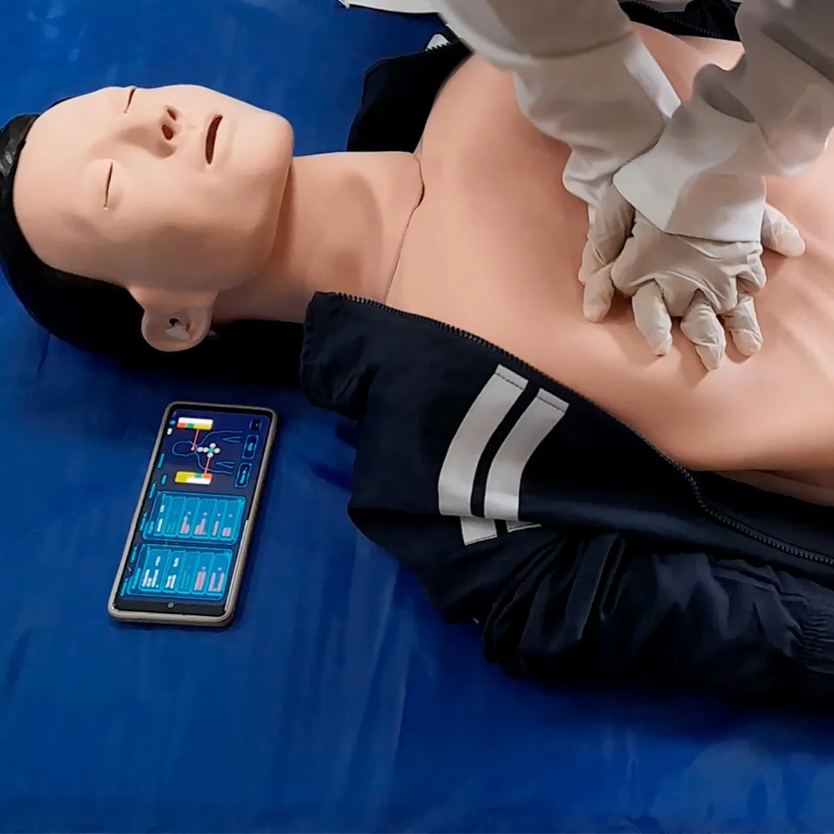 Simulador, Torso para Treino de RCP, com Aplicativo
