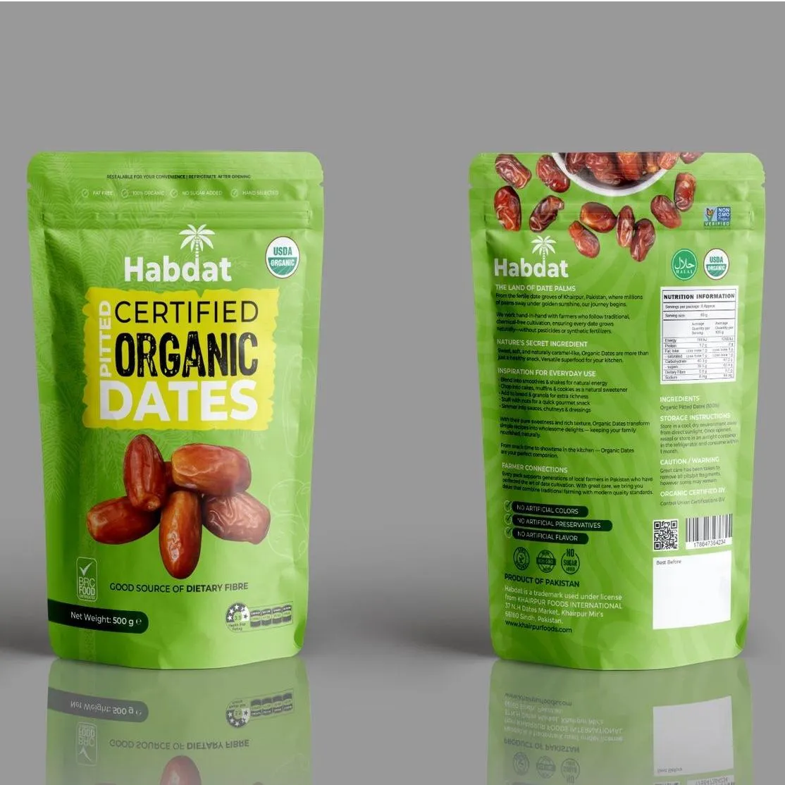 HABDAT ORGANIC PITTED DATES