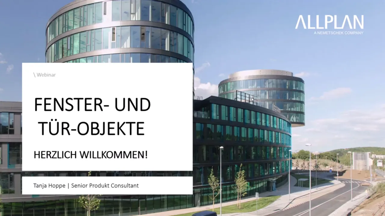 ALLPLAN Opening-Parts – Flexible options for windows and doors