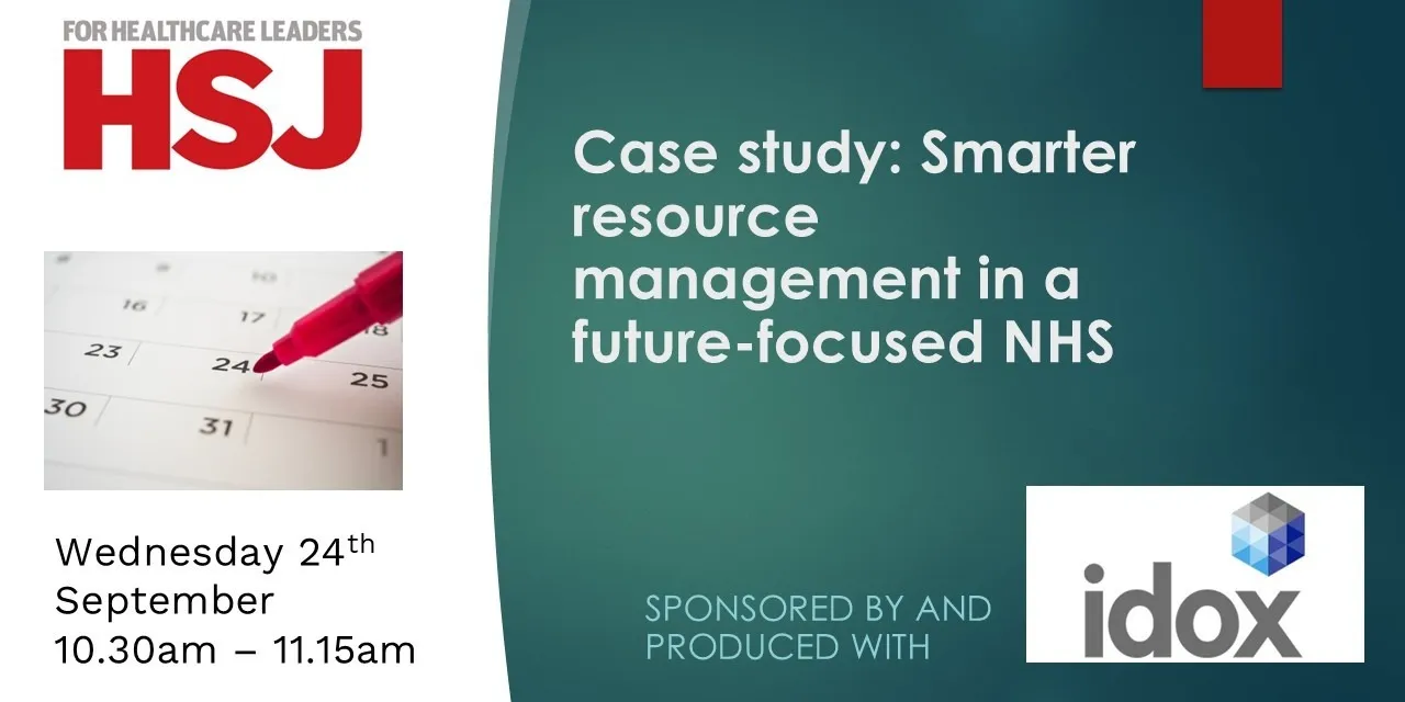 Case study: Smarter resource management in a future-focused NHS