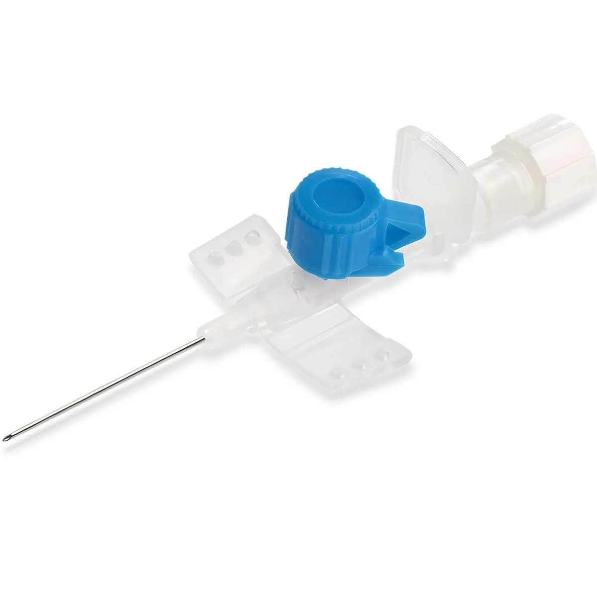 PLUSVEIN® — I.V. CANNULA WITH FLIP-OPEN INJECTION PORT AND WINGS