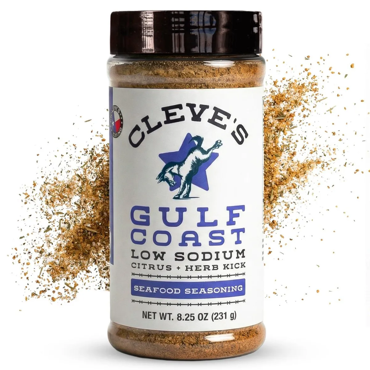 Cleve's Gourmet Gulf Coast Citrus and Herb Kick, Seafood Seasoning for Grilling & Cooking