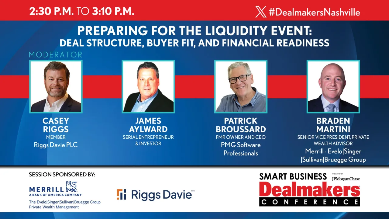 Preparing for the Liquidity Event: Deal Structure, Buyer Fit, and Financial Readiness