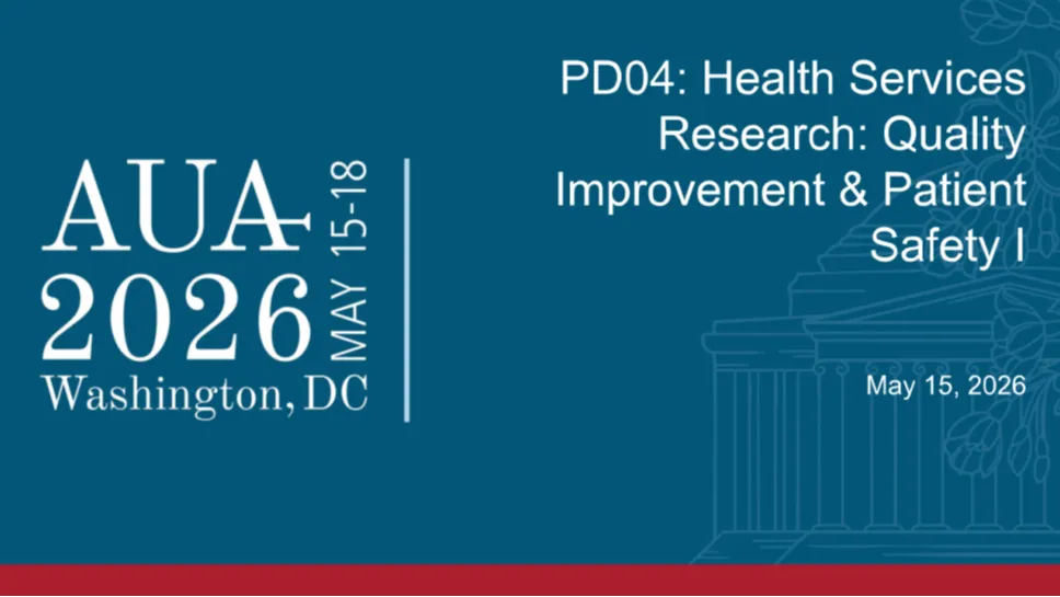 PD04: Health Services Research: Quality Improvement & Patient Safety I