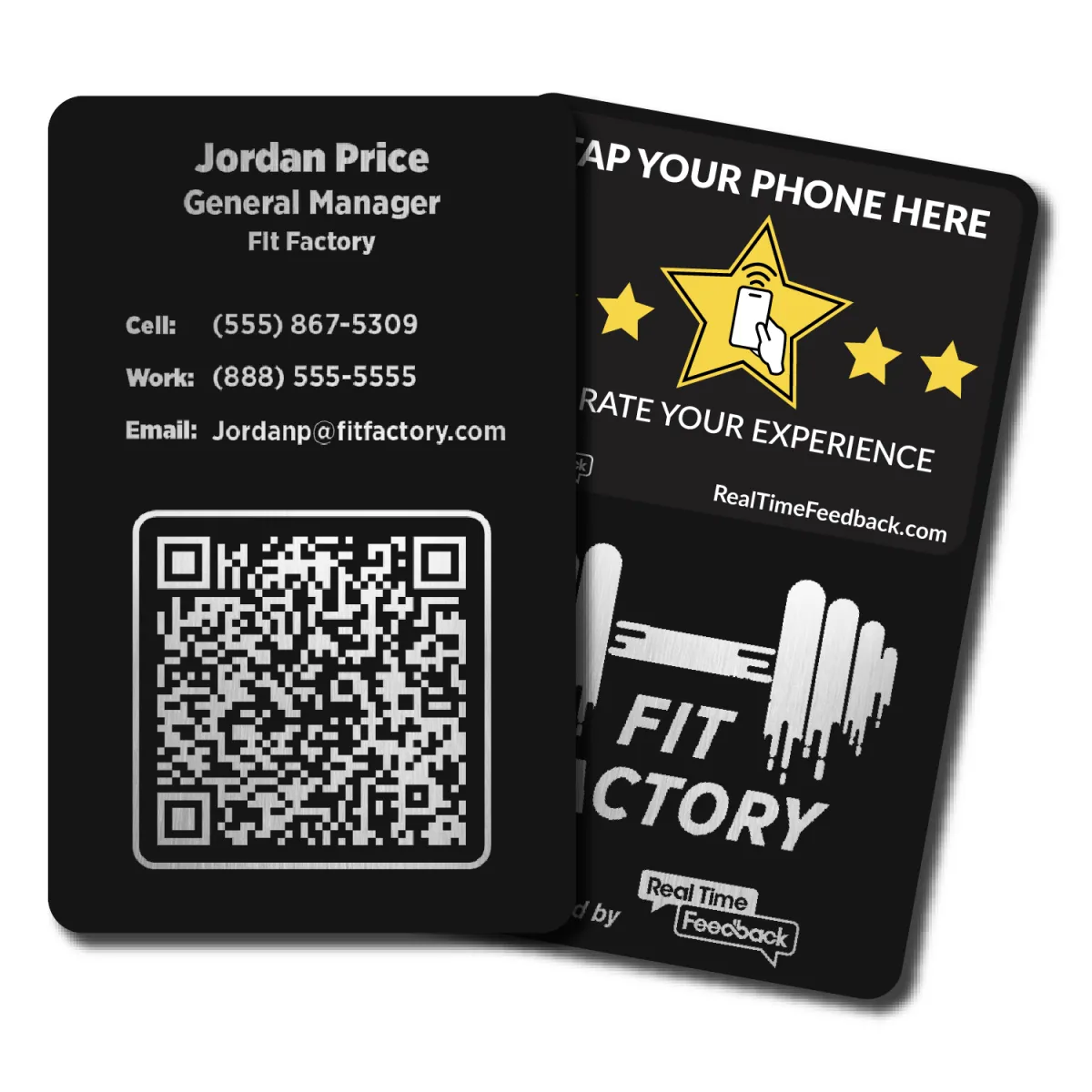 Custom Engraved NFC Enabled Business Cards