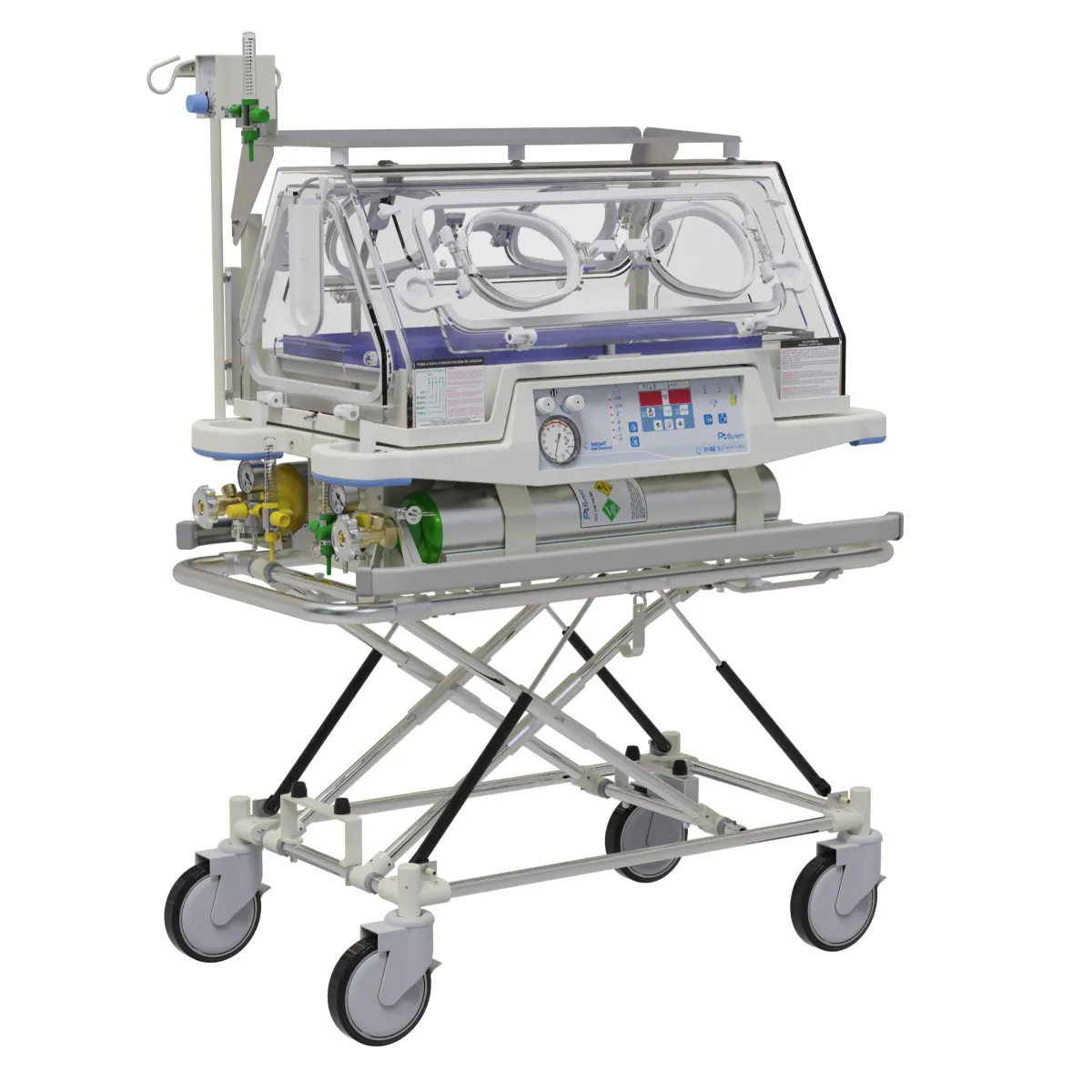 IT 158 TS Transport Incubator with Integrated Babypuff 1020 Resuscitator