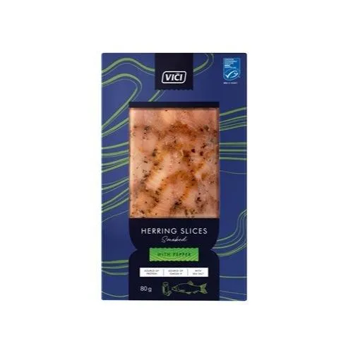 Viči Smoked Herring Slices with Pepper