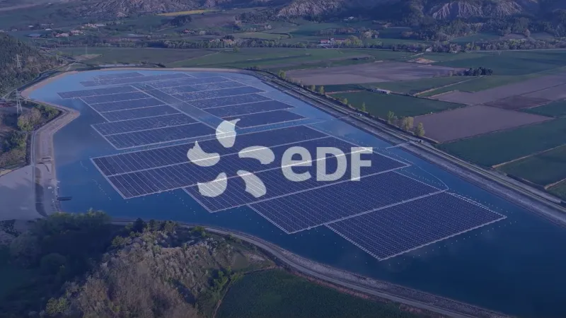 EDF - Discover the Lazer floating solar power plant ☀