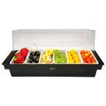 Porta Condimentos Profissional c/ 6 divisórias Weck