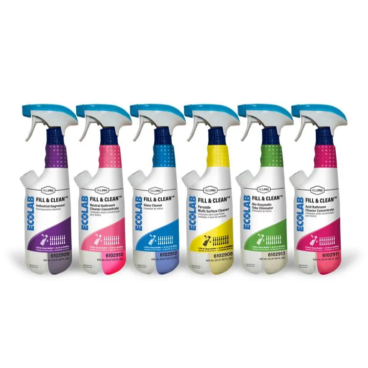 Fill & Clean™ Series of Commercial-Grade Cleaners