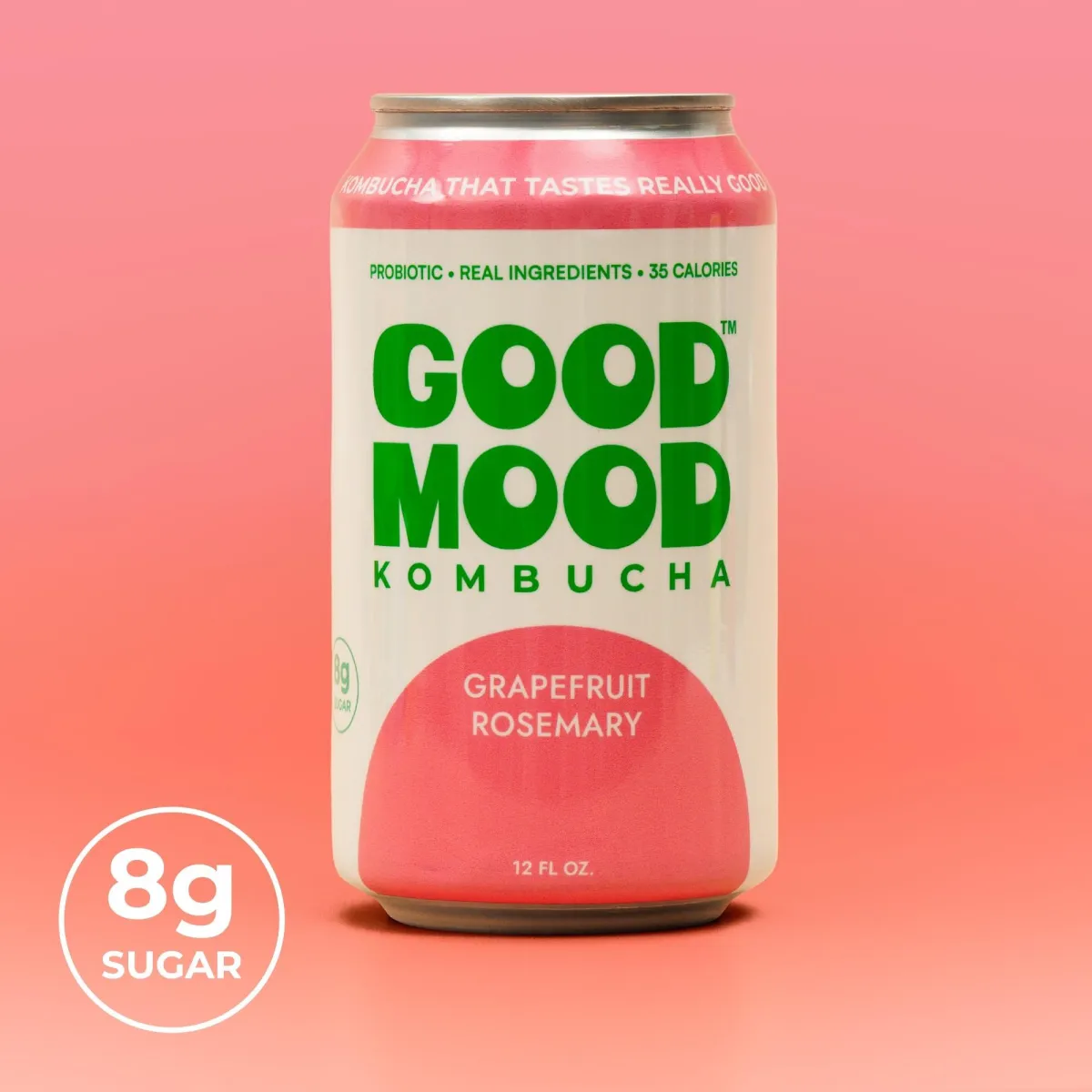 GoodMood Kombucha- Grapefruit Rosemary
