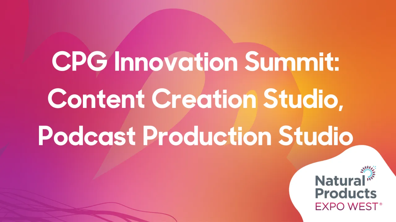 CPG Innovation Summit: Content Creation Studio, Podcast Production Studio