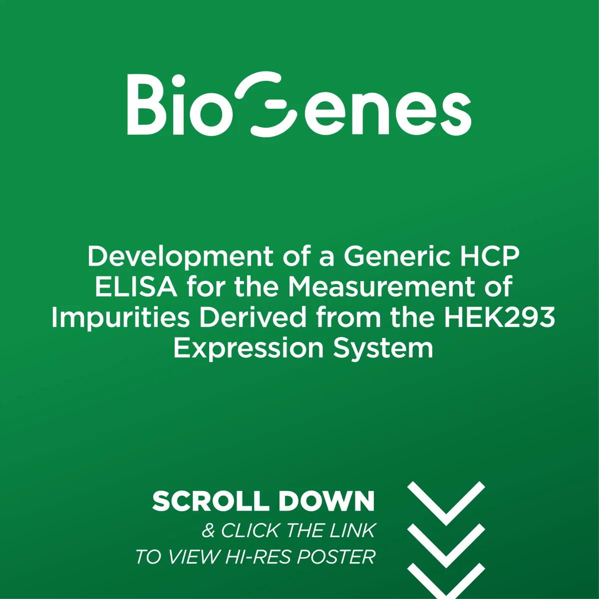 P-150-R: Development of a Generic HCP ELISA for the Measurement of Impurities Derived from the HEK293 Expression System