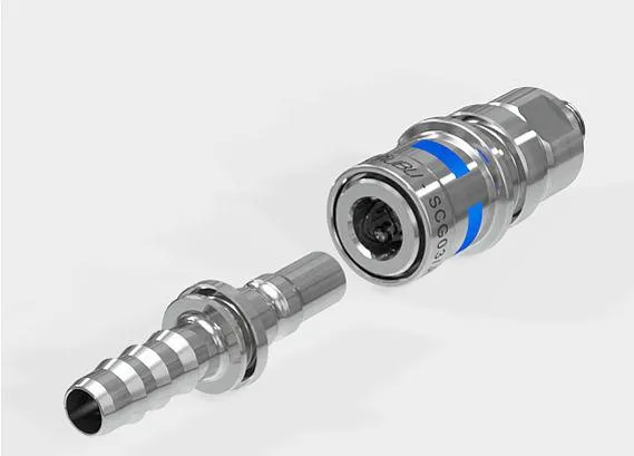 CLEAN BREAK COUPLINGS FOR THERMAL MANAGEMENT - SCG