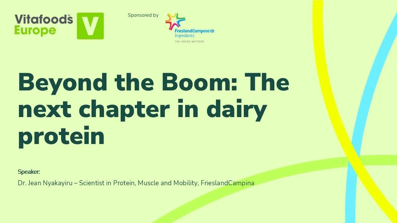 Beyond the Boom: The next chapter in dairy protein