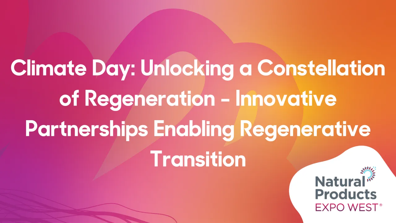 Climate Day: Unlocking a Constellation of Regeneration - Innovative Partnerships Enabling Regenerative Transition