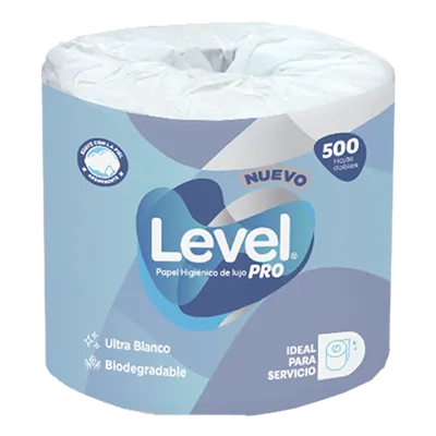 Papel Higienico de Lujo Level pro