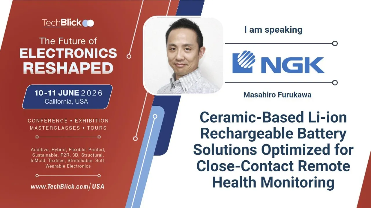 NGK Insulators LTD - Ceramic-Based Li-ion Rechargeable Battery Solutions Optimized for Close-Contact Remote Health Monitoring
