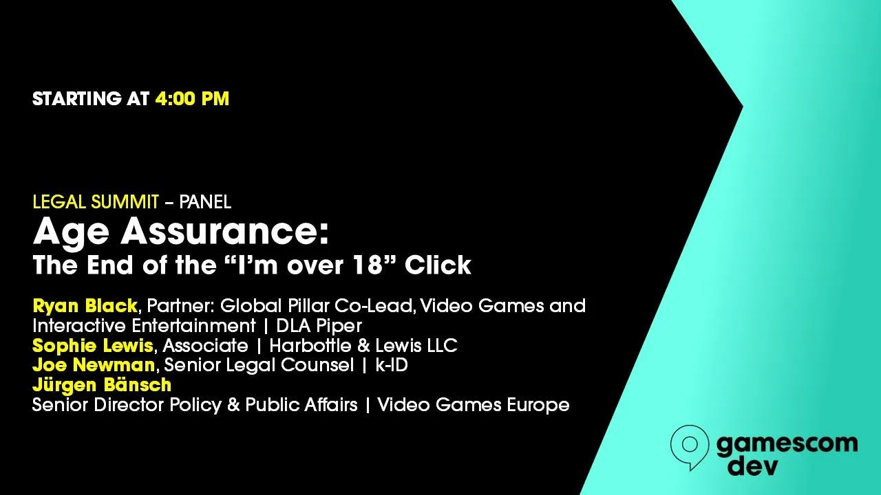 Legal Summit: Age Assurance: The End of the "I'm Over 18" Click
