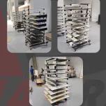 Rack Secador Expansível para Portas , Painéis e Peças Planas O Rack Secador Expansível