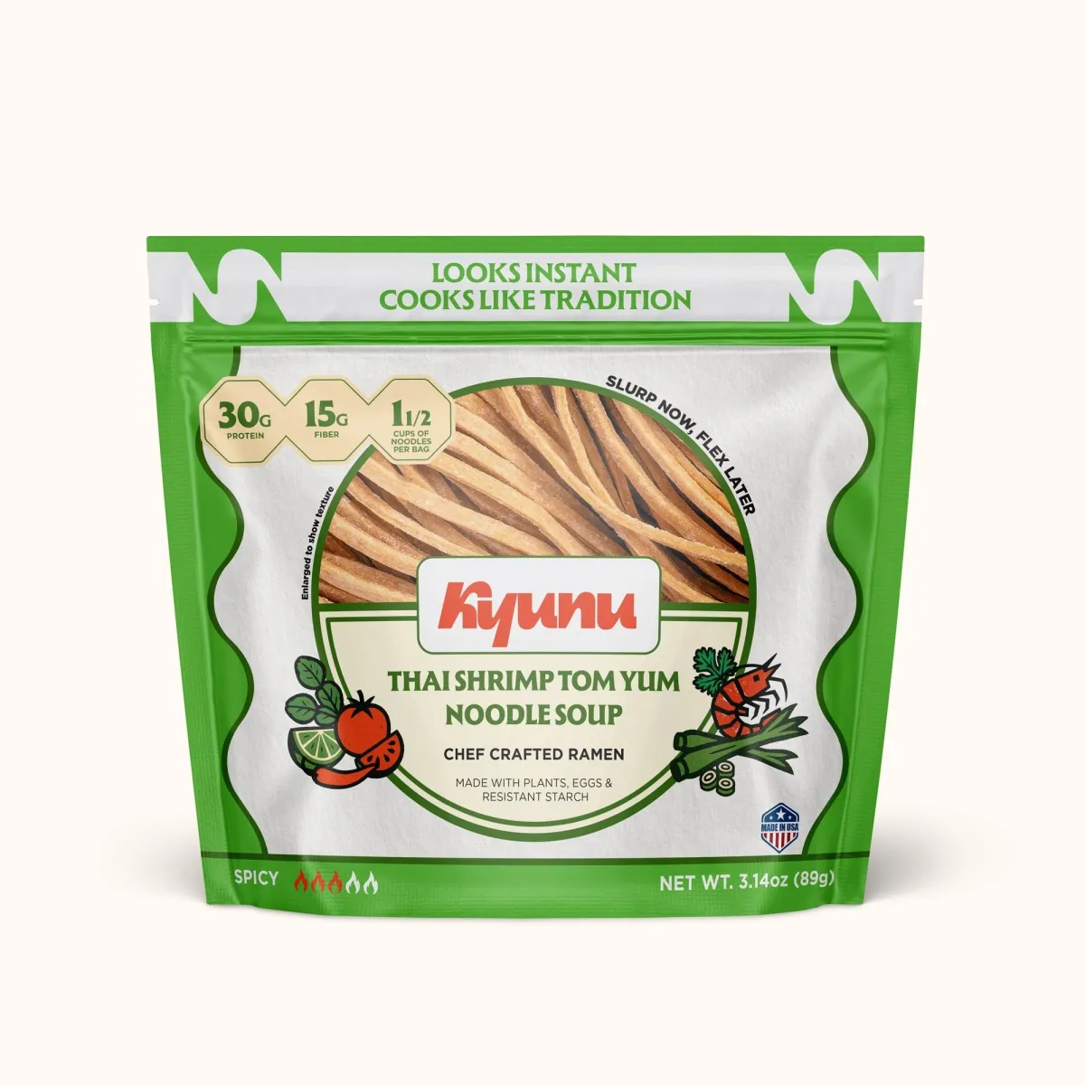 KYUNU Chef Crafted Ramen, Thai Shrimp Tom Yum