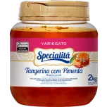 Elaborada com frutas e ingredientes selecionados, a linha de Variegatos Specialitá traz novas possibilidades em texturas e sabores que enriquecem e promovem novas experiências de consumo.
Pronta para o uso e indicada para aplicações em mesclas de sorvetes e na confeitaria, sua textura é conservada mesmo após congelamento e pode ser utilizada na dosagem conforme a necessidade e perfil de cada formulação.
ABACAXI COM VINHO
ABÓBORA COM COCO
AMARENA
AMARENA EM PEDAÇOS
AMORA
BANANA FLAMBADA
BANOFFE
COCADA
DAMASCO
DOCE DE TAPIOCA
FRUTAS AMARELAS
FRUTAS DO BOSQUE
FRUTAS VERDES
MARACUJÁ
MIRTILO
MORANGO
PAMONHA DOCE