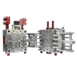 Moldes de Injeção com 3 Funcionalidades: Injeção 2K Bicolor, Fechamento de Tampa no Molde e Desrosqueamento Automático