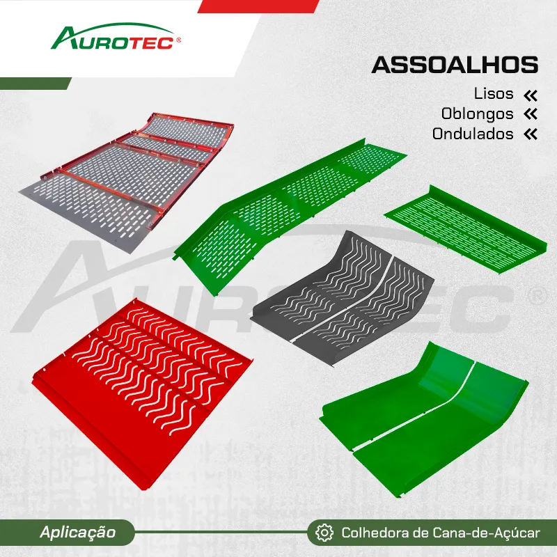 Assoalhos Colhedora de Cana-de-açúcar