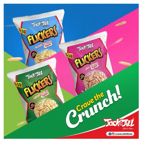 Jack n Jill "Flickers”, "Tringle”, "Clickers" - Fruiticana Foods