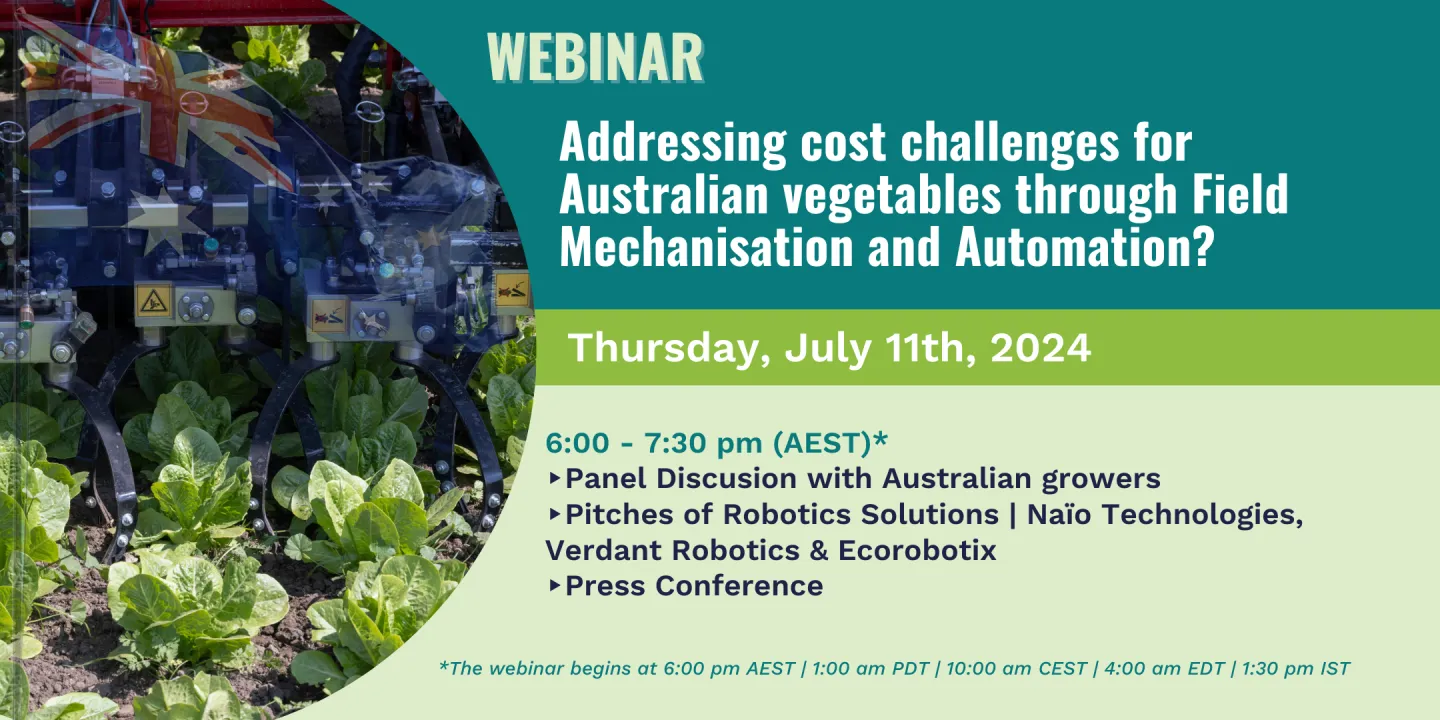 Advanced vegetable mechanisation Australian program