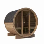 Western Sol E7G barrell sauna, HUUM drop 6 sauna heater, UKU local remote(with wifi options)