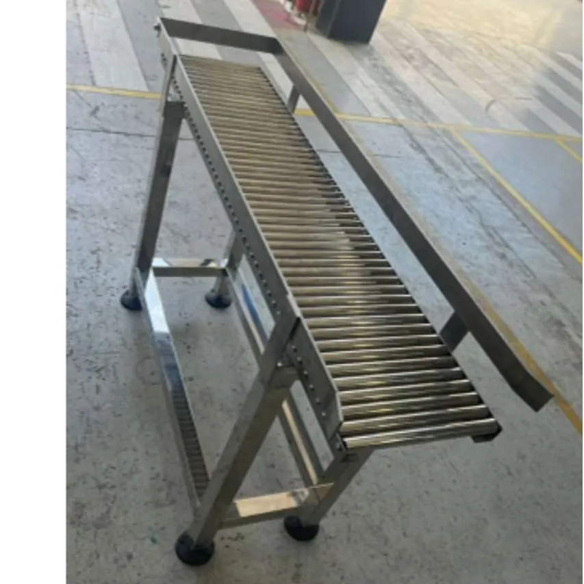 Esteira Transportadora de rolete não motorizada sob medida.