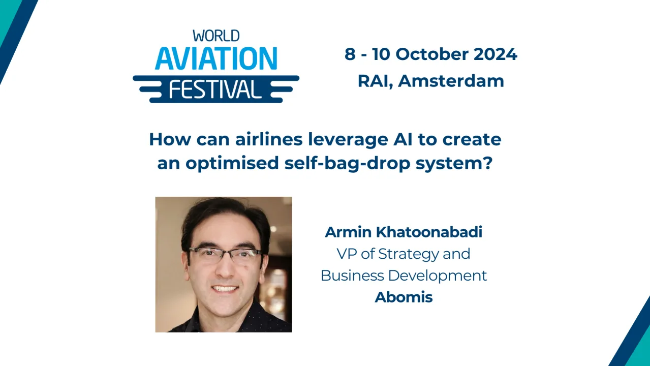 How can airlines leverage AI to create an optimised self-bag-drop system?