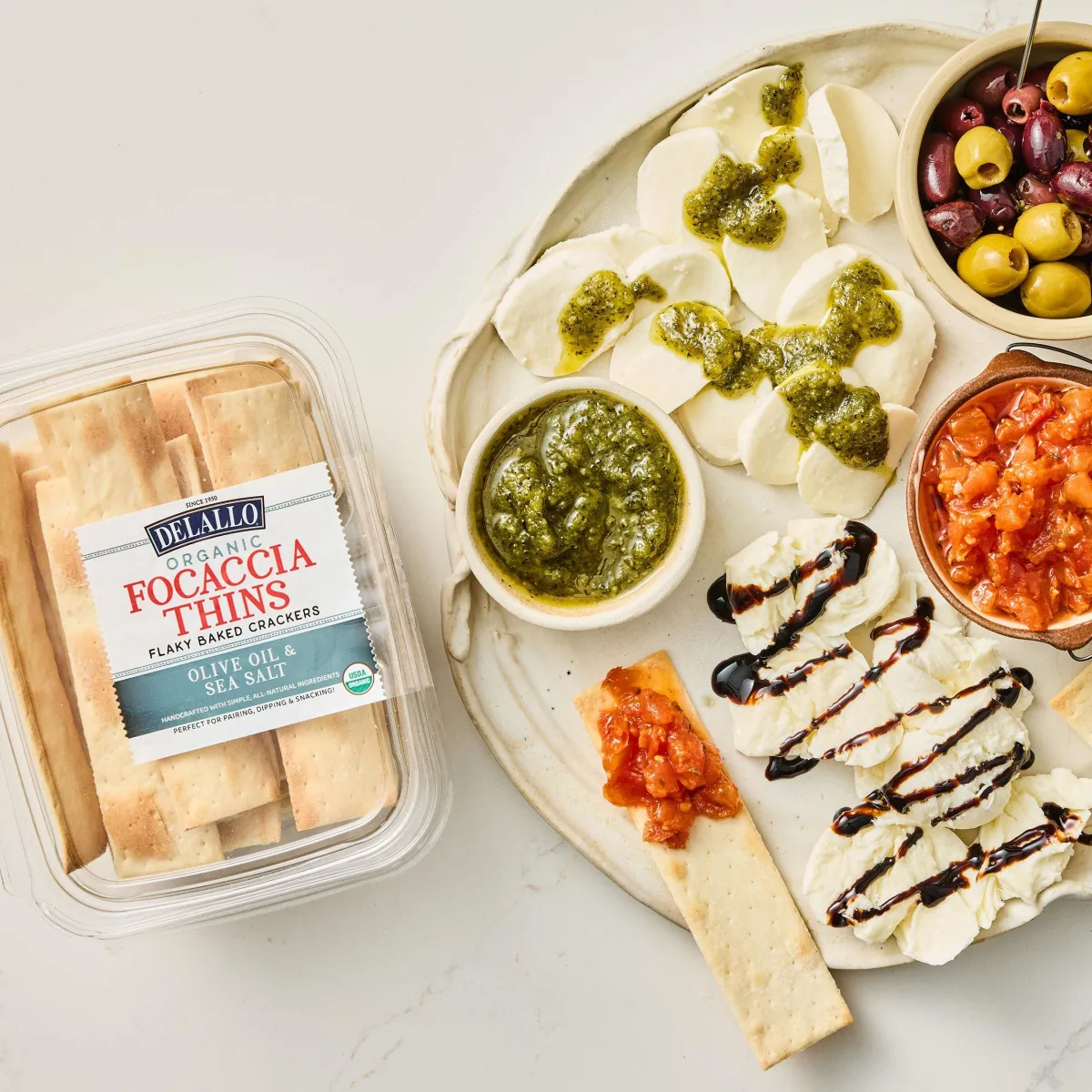 Full line of Olives, Antipasti and Italian Grocery.