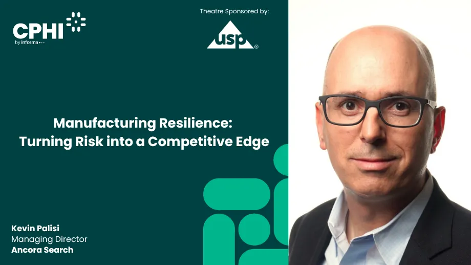 Panel: Manufacturing Resilience: Turning Risk into a Competitive Edge