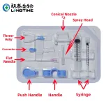 Spray Gun for PRP Gel in Wound Healing