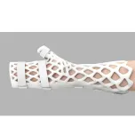 A shower-friendly odor and itch free orthopedic cast allows for skin monitoring and quick to apply