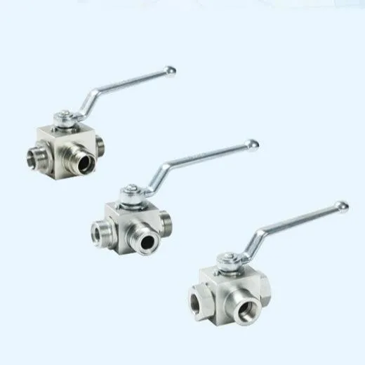 Válvulas Hidráulicas Esfera 3 Vias