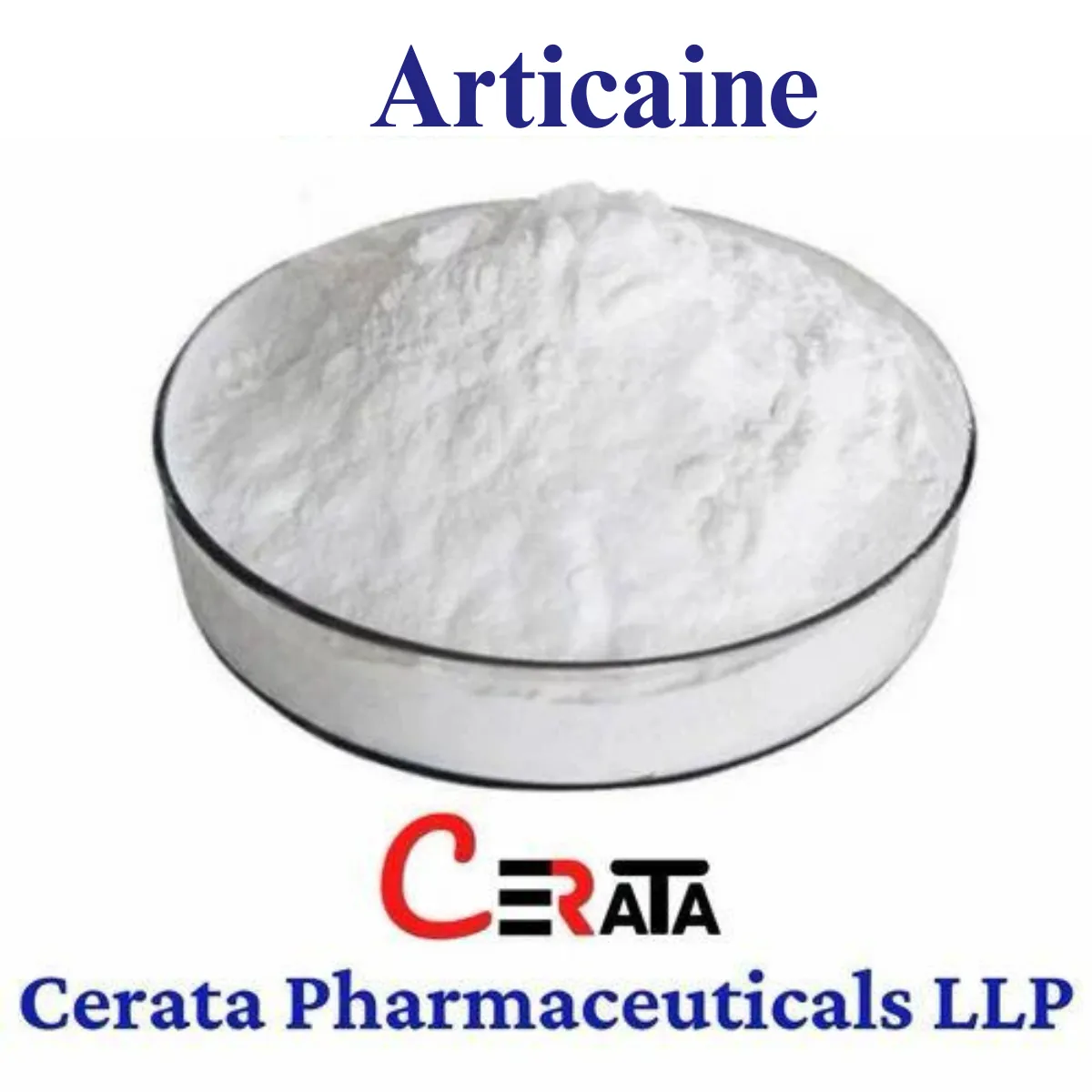 Articaine HCL API | Form: API Powder | CAS : 23964-57-0 | Grade: IP/BP/USP | Purity: 100%
